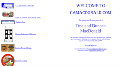 Desktop Screenshot of camacdonald.com
