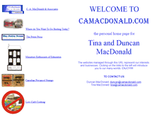 Tablet Screenshot of camacdonald.com
